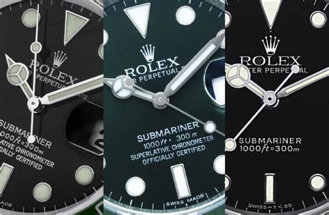 rolex dial types